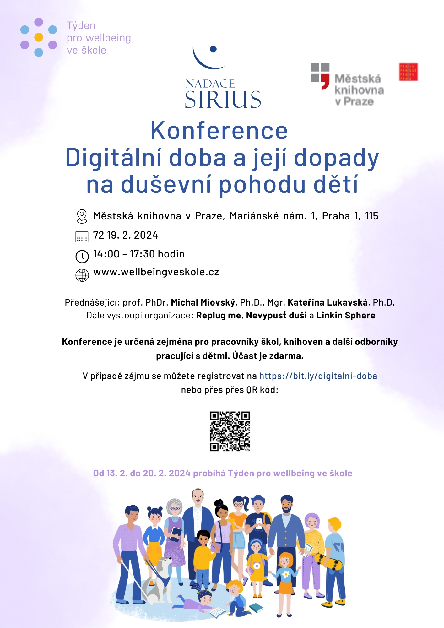 PozvA¡nka Konference DigitA¡lnA­ doba a jejA­ dopady 19.2.2024.pdf - Konference: Digitální doba a její dopady na duševní pohodu dětí - wellbeingveskole.cz